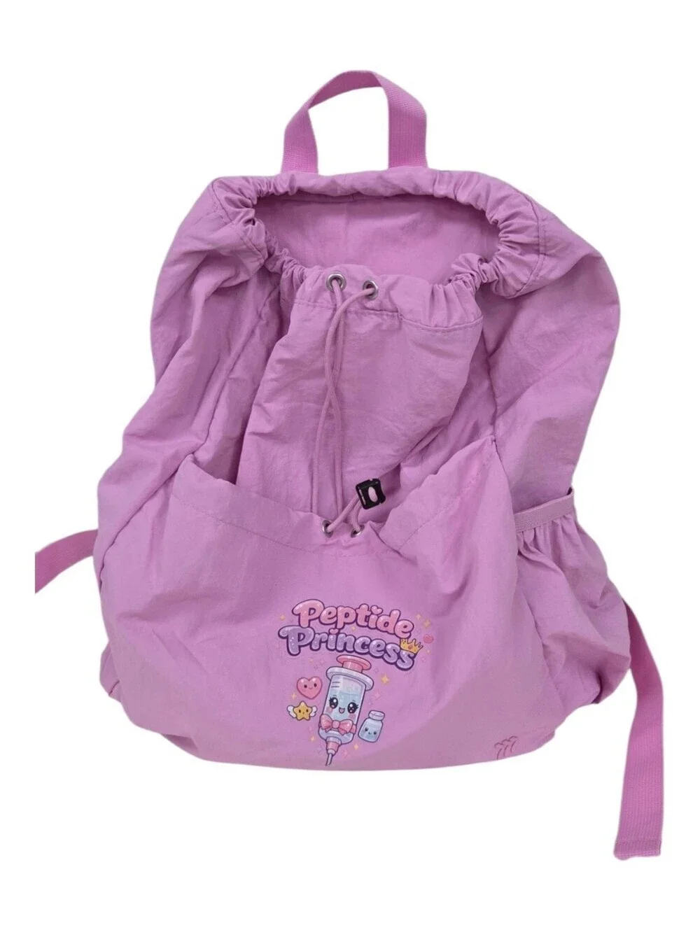 Pink all in motion Peptide Princess sling gym Backpack